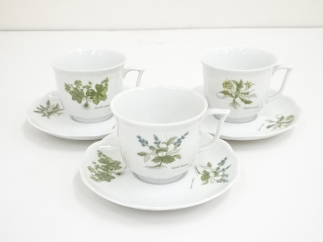 Johann Seltmann　ヨハンゼルトマン　カップ＆ソーサー3客